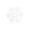 MFP 8886419 Dekorácia vločky 24ks biele drevo 2cm