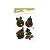 MFP 8886449 Záves vianočný škrabací obrázok set 4ks 1001 11x19cm