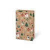 MFP 5252927 Vrecko papierové vianočné KRAFT 4 10x18x6cm mix