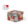 MFP 5370775 Krabička darčeková vianočná C-V005-FL 18x18x13cm