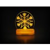 MFP 8886244 Dekorácia svietiaca acrylyc snowflake 13x17,2x5cm XY-202151