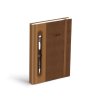 MFP 7781456 Diár 2026 D801 PU dark brown/beige - for pen with rubber