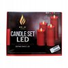 RC E Zestaw Swiece czerwone wklady LED 4 Swieczki z Pilotem swiatlo cieple Kod producenta AUR 1834