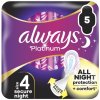 Always Platinum Secure Night 4 dámske vložky 5ks