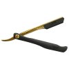 Magnetická shavetta JRL Barber straight edge razor Black & Gold