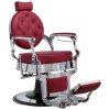 Luxusné barber kreslo BUZZ SILVER Burdeos chair