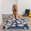 stop muddy paws xl flowers blue 1