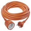 Dvojžilový pohyblivý prívod 20 m / 1 zásuvka / oranžový / PVC / 230 V / 1,5 mm2