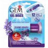 Gelové WC disky GEM s vôňou Levandule - 12 diskov/75ml