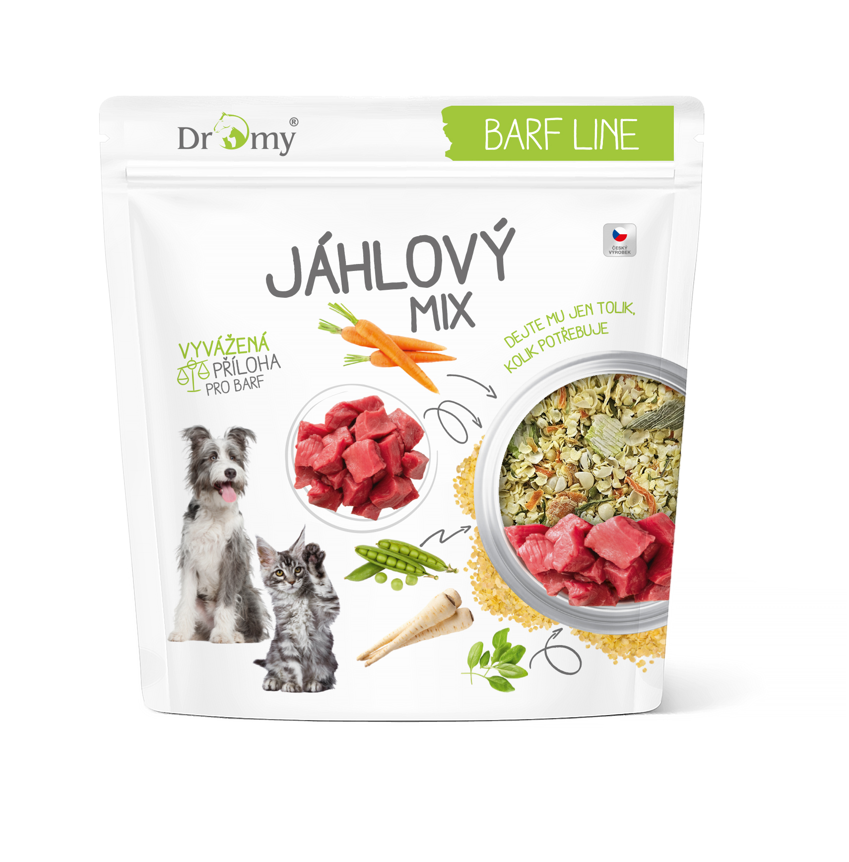Dromy Instantní jáhlové vločky se zeleninou 1000 g