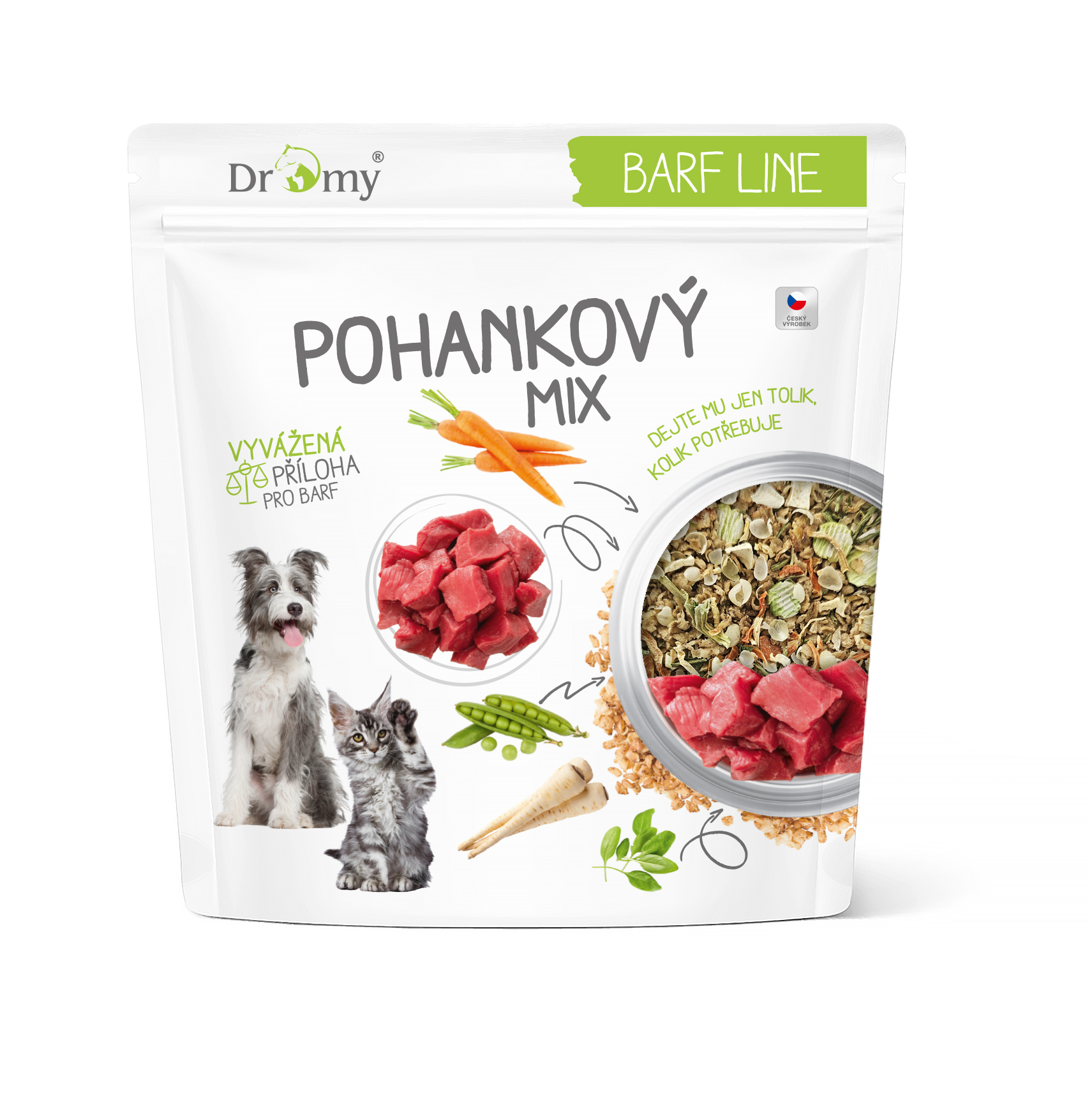 Dromy Instantní pohankové vločky se zeleninou 1000 g