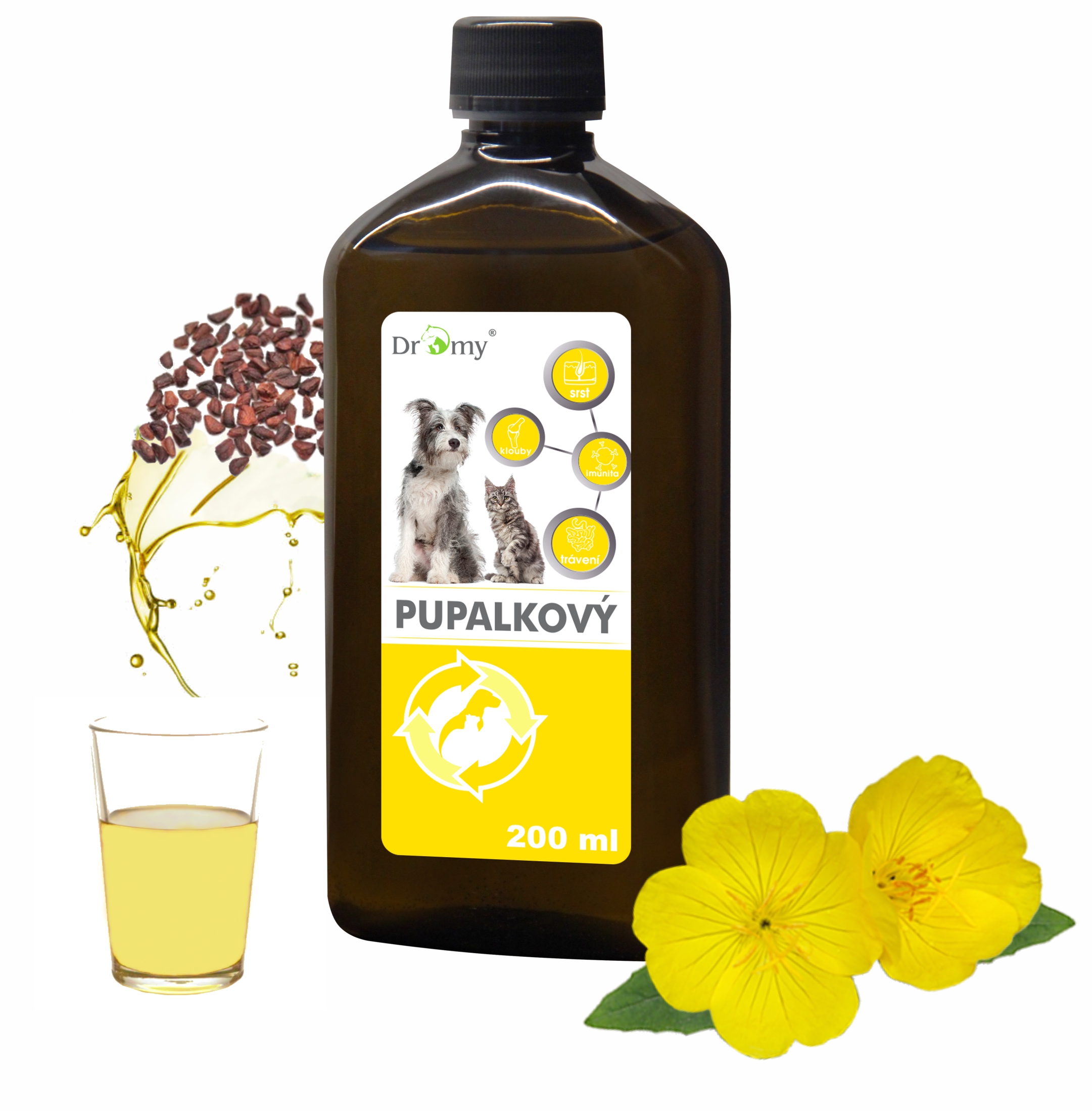 Dromy Pupalkový olej 200 ml