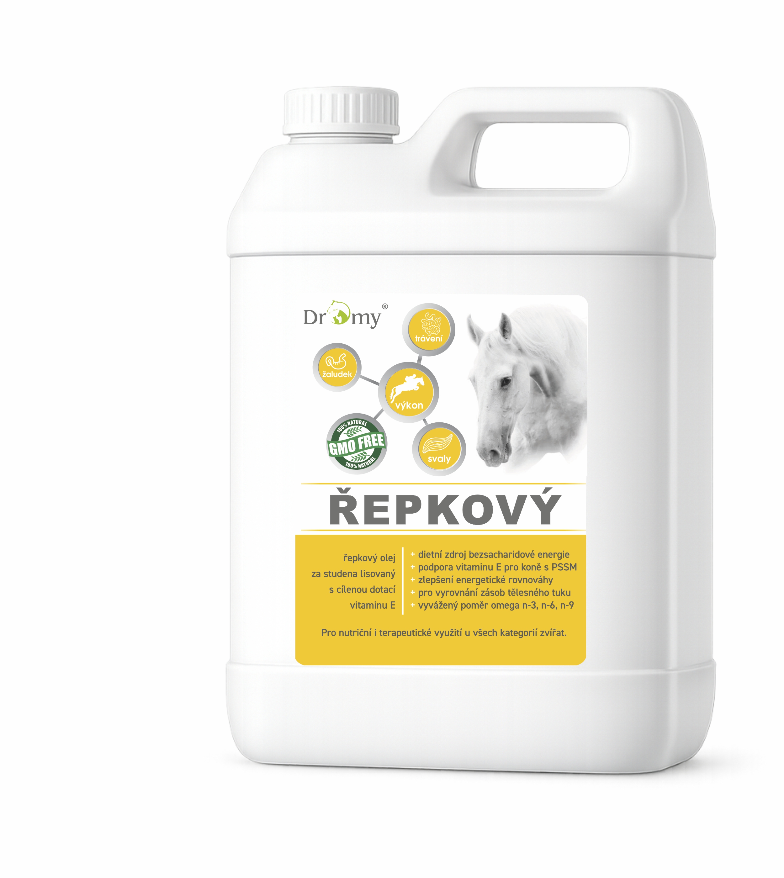 Řepkový olej  + vit E, 3 l