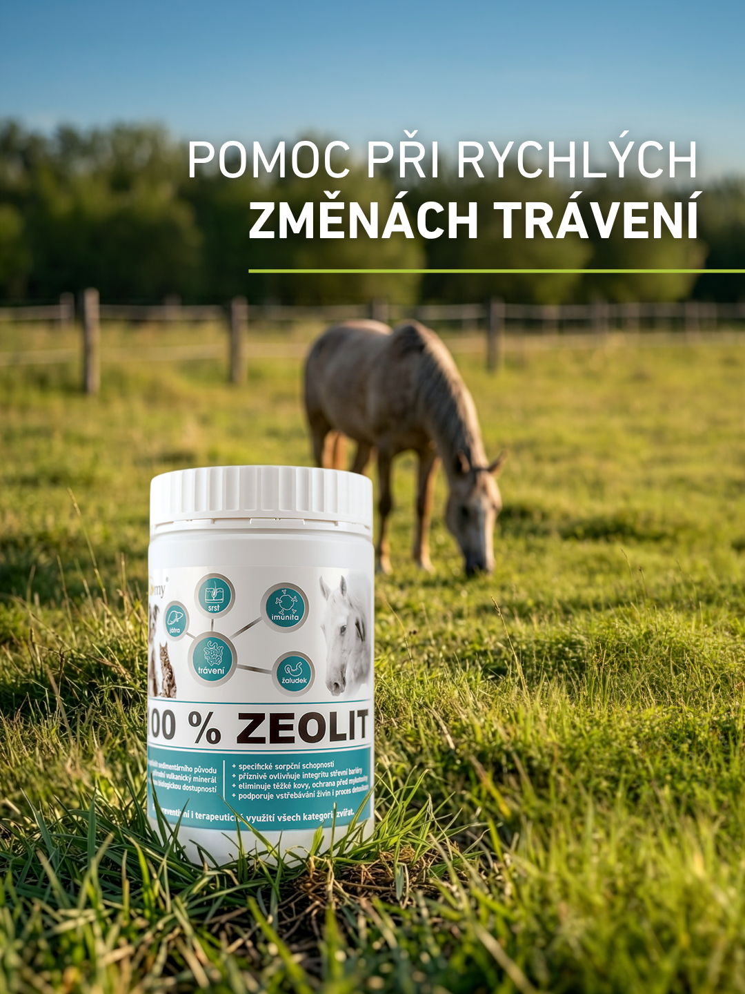 Zeolit pro koně, 2 kg 