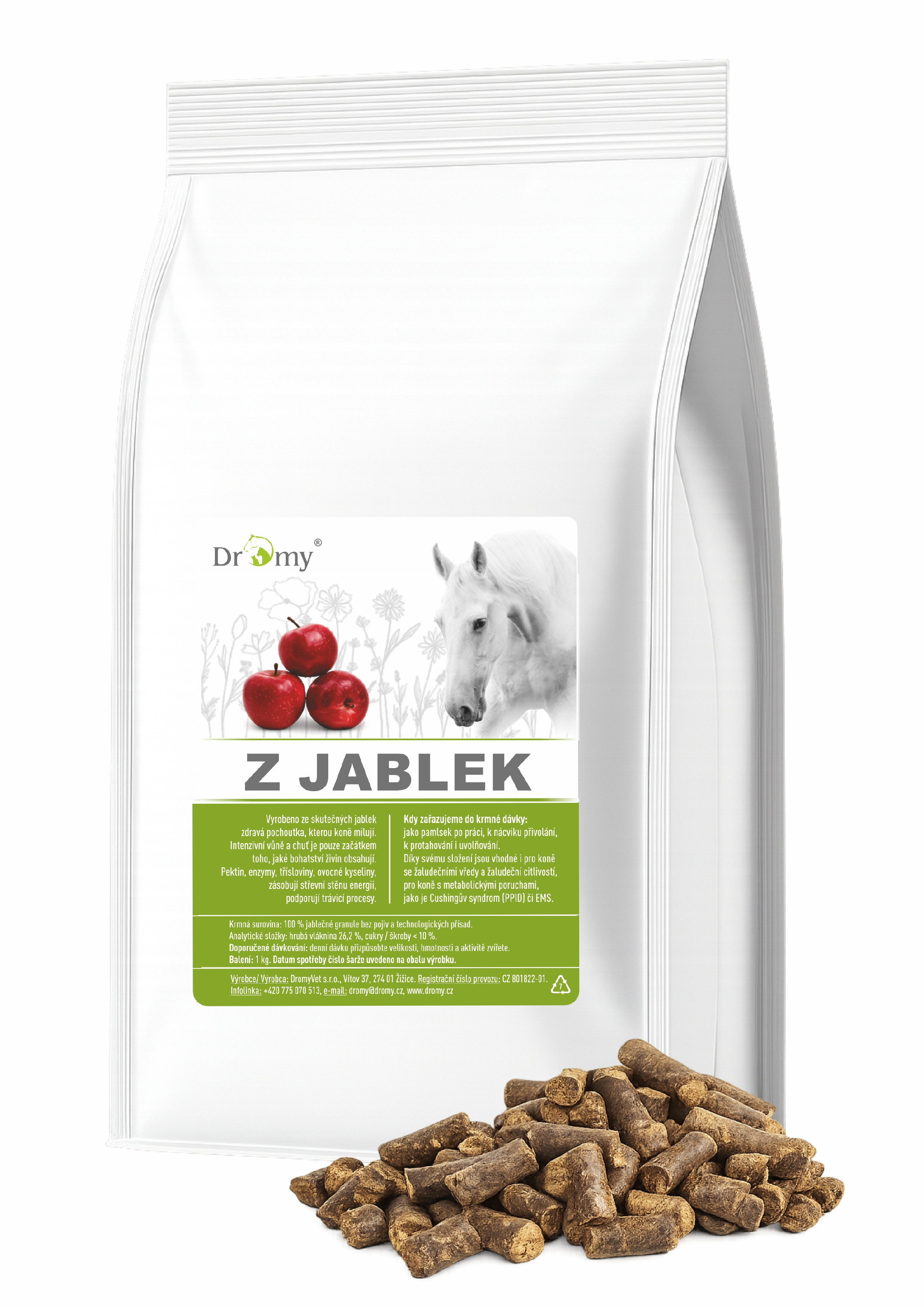 Jablečné pamlsky Dromy, 1 kg