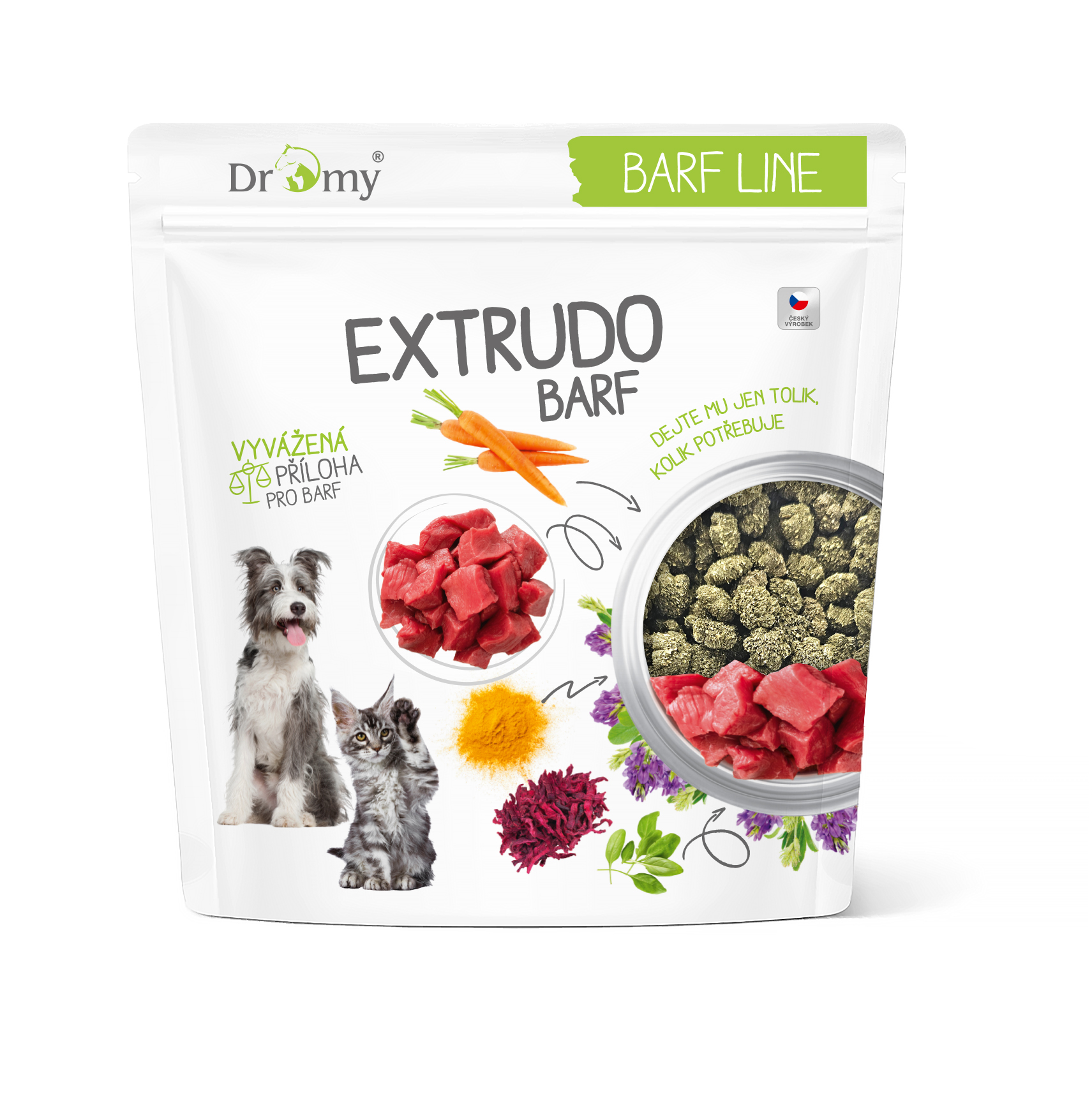 Dromy Extrudo Alfalfa fibre 1000 g