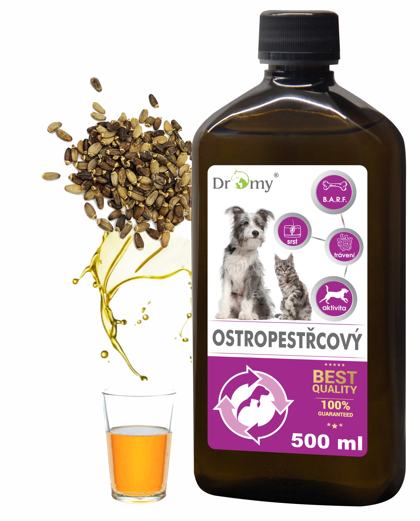 Dromy Ostropestřcový olej