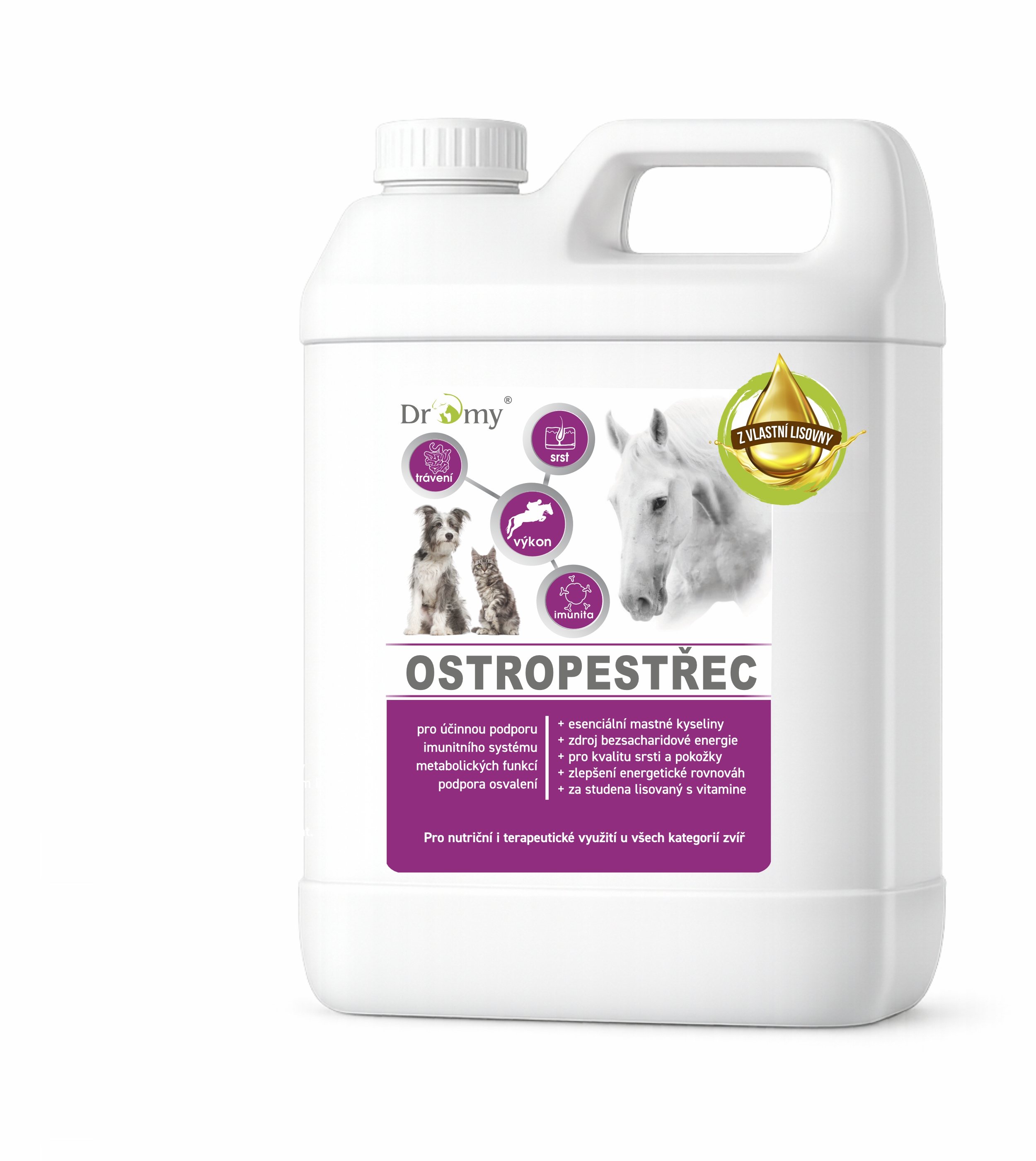 Dromy Ostropestřcový olej