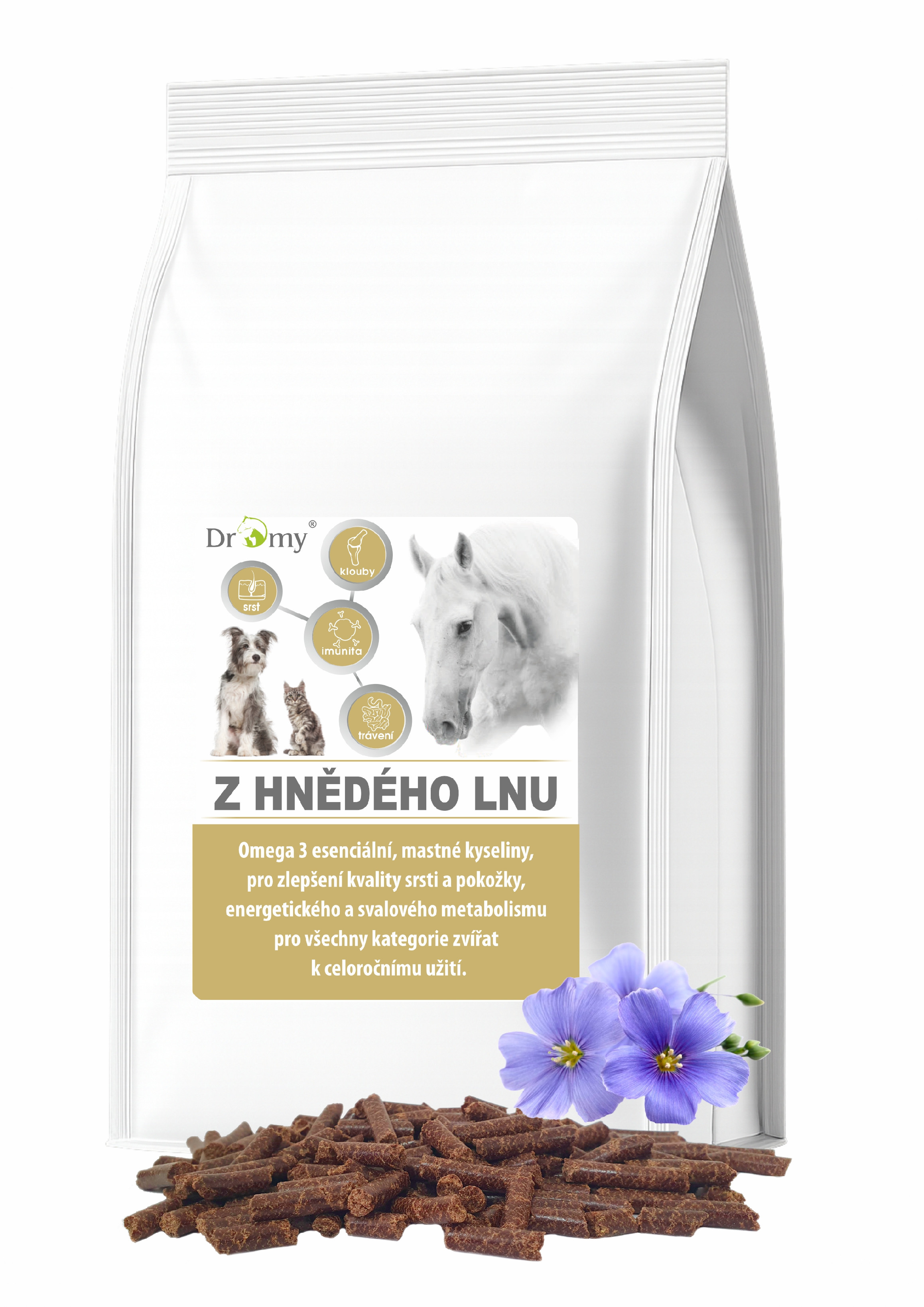 Lněné výlisky, 5 kg