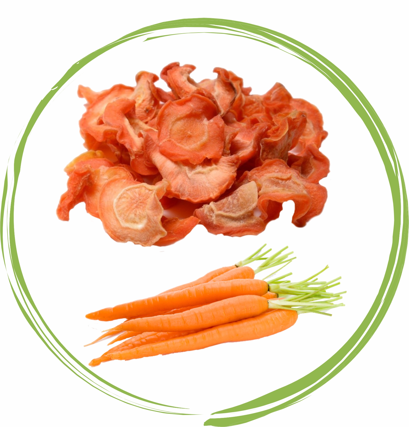 Carrot chips, 1 kg