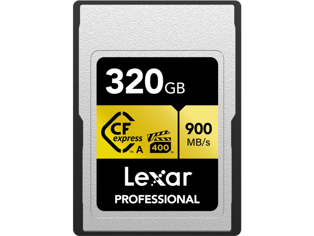 44700 lexar cfexpress pro gold r900 w800 vpg400 320gb type a
