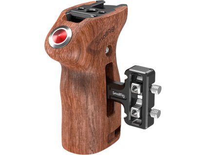 60302 smallrig 3323 side handle wood with start stop remote trigger