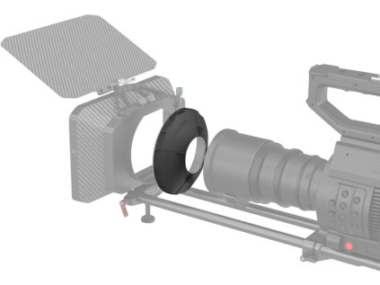 60380 smallrig 3409 silicone donut with 114mm rear opening for matte box