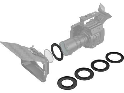 60308 smallrig 3410 screw in reduction ring set 67 72 77 82 86mm 114mm for matte box