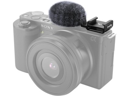 60329 smallrig 3526 cold shoe adapter with windshield kit for sony zv e10 zv 1