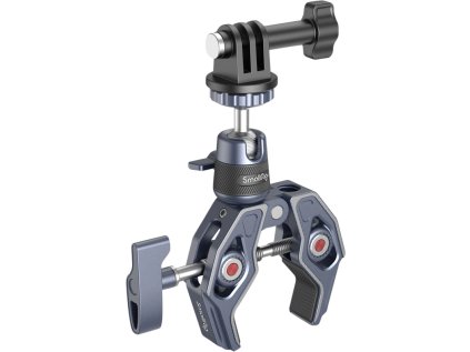 61142 smallrig 4102 super clamp with 360 ballhead mount for action cameras