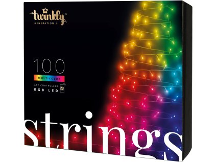 363471 twinkly strings multicolor rgb 100 led 8cm space bt wifi ip44