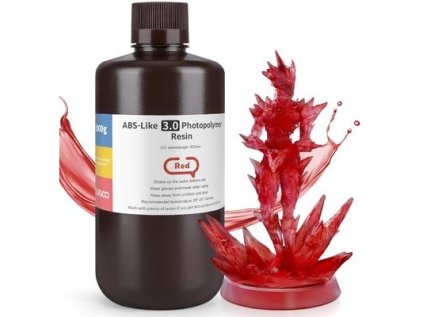 431238 elegoo abs like resin v3 0 1kg red