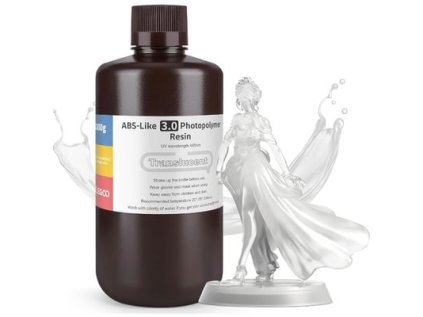 431226 elegoo abs like resin v3 0 1kg translucent
