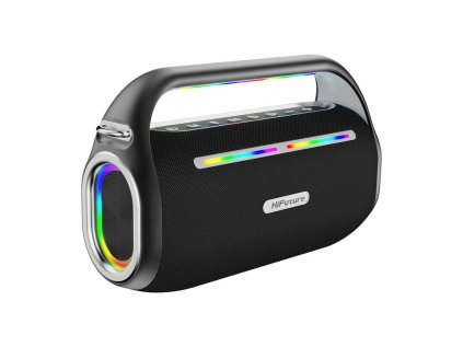 496013 hifuture music box 100 bluetooth reproduktor 2 mikrofony cierny