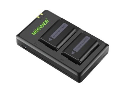 491468 neewer set baterii np fw50 s rychlonabijackou pre sony a6000 a6500 a6300 a6400 a7 a7ii a7rii