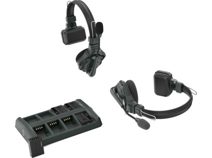 44397 hollyland solidcom c1 full duplex wireless intercom system with 2 headsets