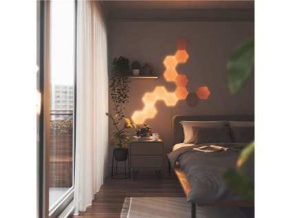 500339 nanoleaf elements hexagons starter kit 13 pack