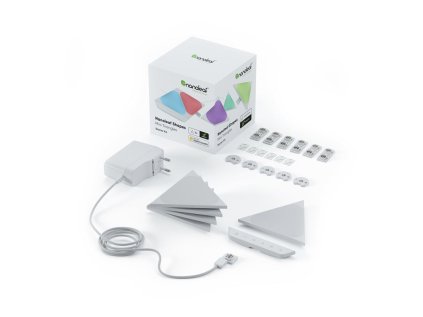 520178 nanoleaf shapes triangles mini starter kit 5 pack