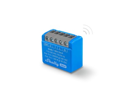 shelly 1 mini gen4 spinaci modul 1x 8a wifi bluetooth zigbee matter