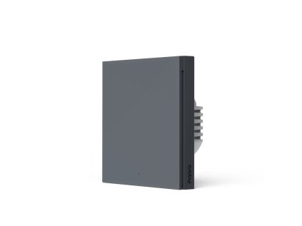 aqara smart wall switch h1 eu with neutral single rocker ws euk03 g siva zigbee vypinac s rele