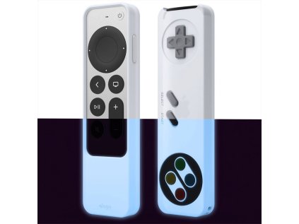 31440 elago kryt r4 retro case pre apple tv siri remote 2021 2022 nightglow blue