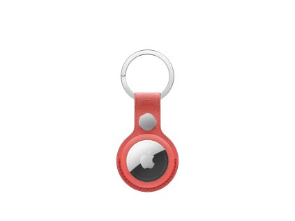 284193 apple airtag finewoven key ring coral