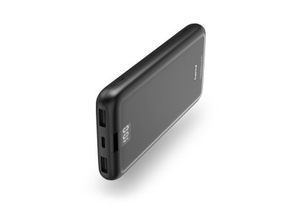 396936 hama performance 10 powerbanka 10000 mah 3 a vystup 1x usb c 2x usb a led displej