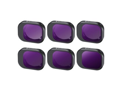 405047 k f concept sada filtrov k f dji mini 4 pro 6ks nd4 nd8 nd16 nd32 nd64 nd1000