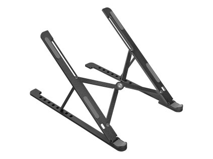 378072 laut work station prenosny stojan na notebook tablet cierny