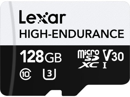 372684 lexar microsd high endurance microsdxc uhs i u3 10 r100 w45 v30 128 gb