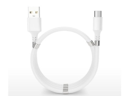282111 magneticky samonavijaci usb nabijaci kabel type c 90 cm