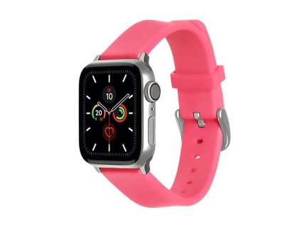 29862 artwizz remienok watchband silicone pre apple watch 38 40 41mm flamingo