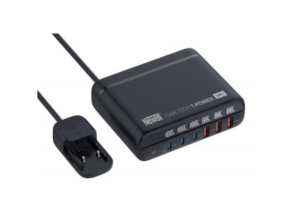 380415 newell gan tech t power 140 watt mains charger with adapter kit