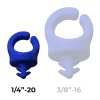 353667 4 sprig modre zariadenie na spravu kablov pre 1 4 20 zavitovych otvorov 6 balenie